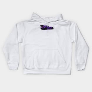 Purple Snake Kids Hoodie